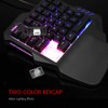 RedThunder Combo de teclado y mouse RGB para juegos con