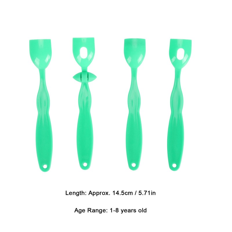 4pcs Tongue Muscle Trainer Improve Flexibility Lateralization Lifting Oral Muscle