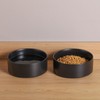 Addogyy Black Dog Bowl Ceramic for Medium Large Breed,Dog Food