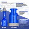5 x Diamond Tile Drill Bits HV 10000+ Hardness, 6|6|8|10|20