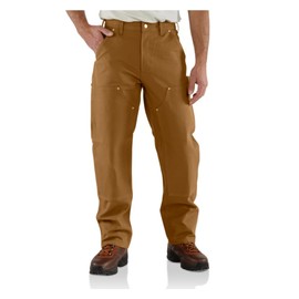 Carhartt Men's Loose Fit Firm Duck Double-Front Utility Work Pant-Carhartt Brown-44 x 32