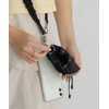 Altrose Smartphone Strap, Smartphone Shoulder Strap, Pouch Included, Simple, Black