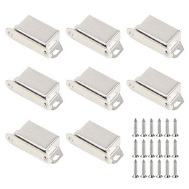 8Pcs Magnetic Doors Catch,Door Magnets,Magnetic Catch,Magnet Door Catch,Magnetic Catches for Cupboards,Cupboard Doors Magnets for Kitchen Wardrobe Closet Cabinet Drawer Latch.