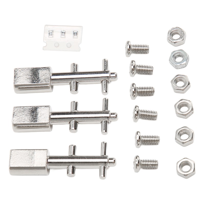 3pcs Toggle Switch Matte Chrome Coating Heavy Duty Toggle Flick