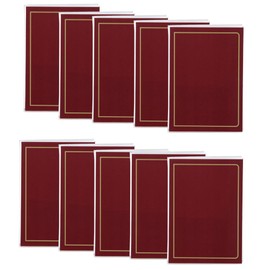 Tradition Slip-in Album for 36 Photos in 10 x 15 cm Softcover Photo Album Red Set of 10