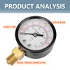Innfeeltech 1-Pcs 50 mm Well Pump Pressure Gauge BSP 1/4
