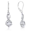 Starnny Hoop Earrings Silver 925 Women's 3A Cubic Zirconia Earrings