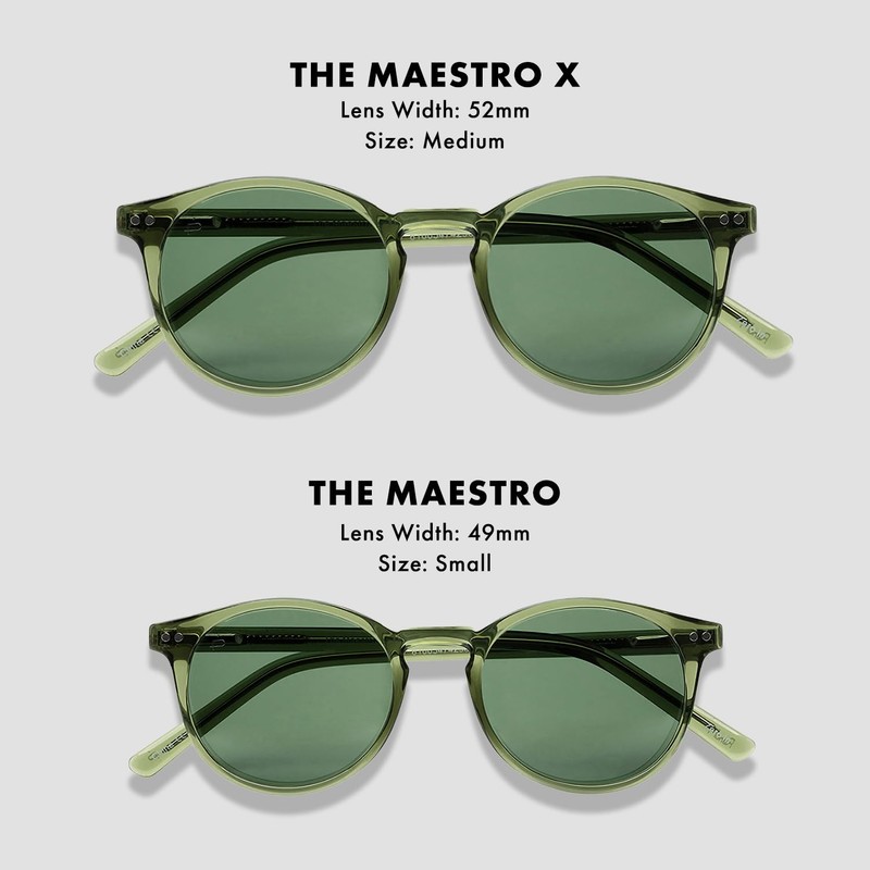 PRIVÉ REVAUX Maestro M/S Sunglasses Unisex-Adulto, 807/M9 Black, 49