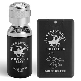 Beverly Hills Polo Club BHPC Men's Eau De Toilette Bonus Pack, 1.7oz EDT + Bonus EDT Pocket Spray (Sexy)