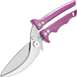 Heavy Duty Poultry Shears - A Must Have Kitchen Shears for Chicken and Meat Cutting - Dishwasher Safe and Stainless Food Kitchen Scissors for Thanksgiving (Lightpurple)