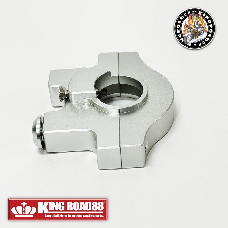 King Road 88 Throttle Holder KingRoad88 Aluminum Axle Throttle Silver