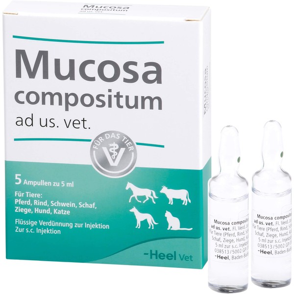 Heel Mucosa compositum ad us. vet. Ampullen, 5 pcs. Ampoules