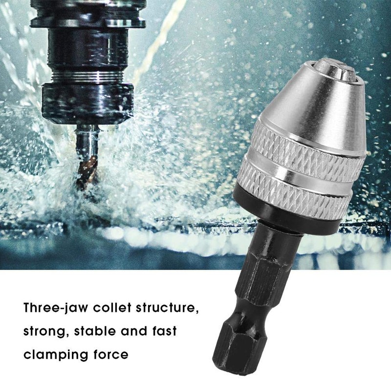 6.5mm Drill Chuck Hex Shank Electric Screwdriver Drill Chuck Adapter