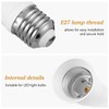 UKCOCO 2 Pcs E27 Light Socket Extender, E27 to E27