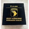 US ARMY 101ST AIRBORNE SCREAMING EAGLES "Brave Eagle" Challenge Coin