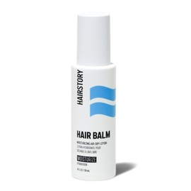 Hairstory Bálsamo hidratante para el cabello, 4 onzas, para cabello rizado, suave y manejable, sin crueldad y biodegradable
