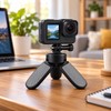 Mini Tripod Stand for Action Cameras – Compact 1/4-Inch Screw