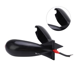 Bait Thrower Carp Feeder, Fishing Supplies, Other Fishing Tools and Accessories Large Bomb Lure Bait Holder Fishing Feeder Nesting Tool (Black)