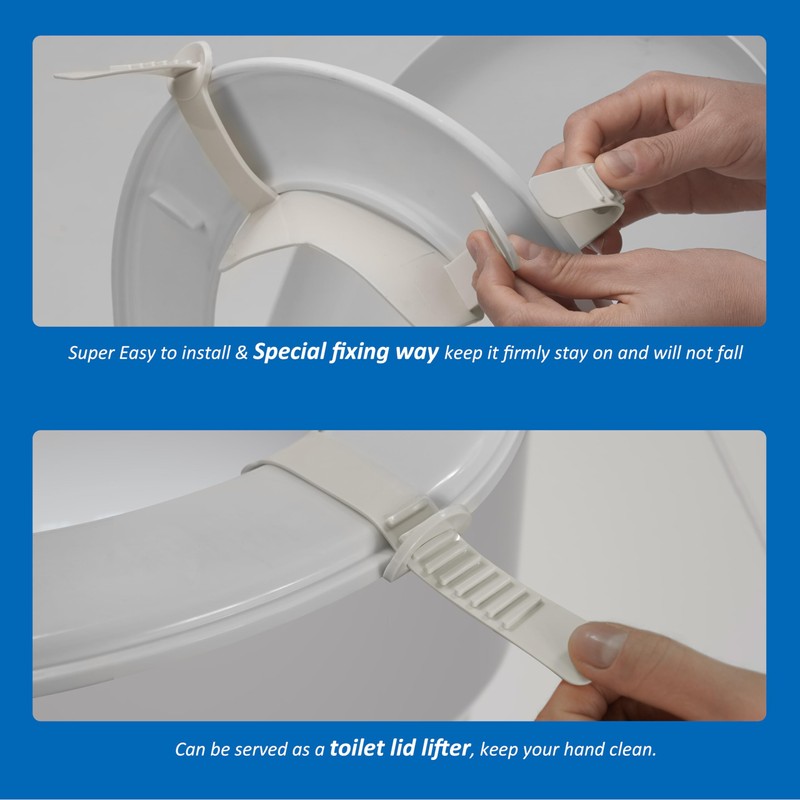 Universal Urine Deflector for Toilet Seat,Toilet Splash Guard Prevents Kids