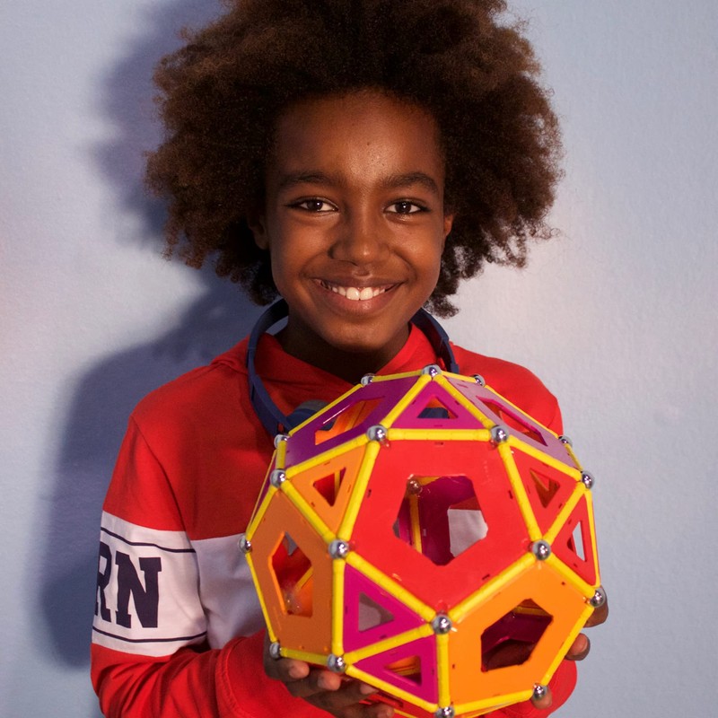 Geomag - Supercolor Magnetic Constructions for Kids, Magnetic Toy, Green