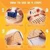 Hulats Montessori Counting Peg Board - Number & Letter Tracing