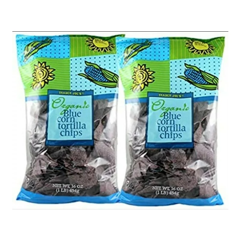 Trader Joe's 2 Packs Trader Joe's Organic Blue Corn Tortilla
