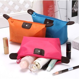30 Bolsa de Cosmeticos de Viaje, Neceser de Viaje para Hombre y Mujer, Bolsa Cosmetiquera Impermeable, Bolsas Organizadoras de Artículos de Cambiador, Negro,Rojo,Rosa, Azul, Amarillo, Morado
