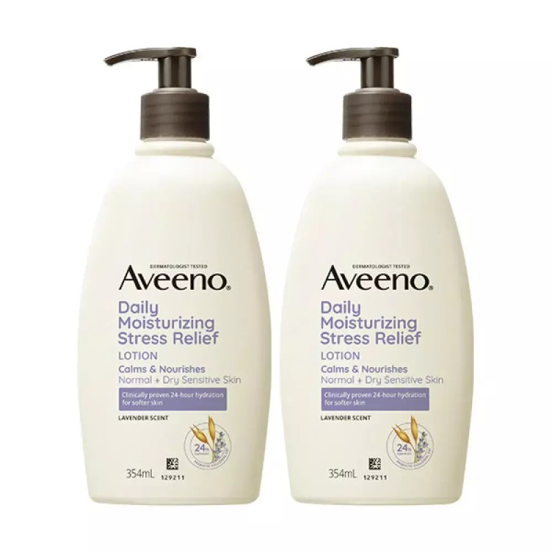 Aveno 아비노 스트레스릴리프 바디로션 354ml 2개 Abino Stress Relief Body