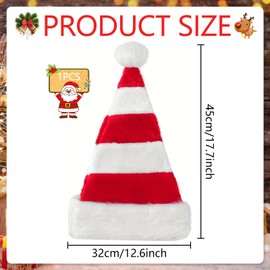 Mecctuck Christmas hat, hat with LED light, Christmas hats, Santa hat, Santa hat, Christmas hat, LED hat, Santa hats, Christmas hat, striped design for children and adults