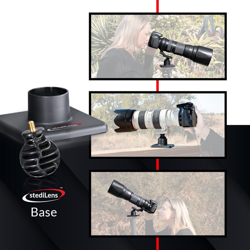 StediLens Camera/Telephoto Lens Gimbal-Like Stabiliser - Base Support