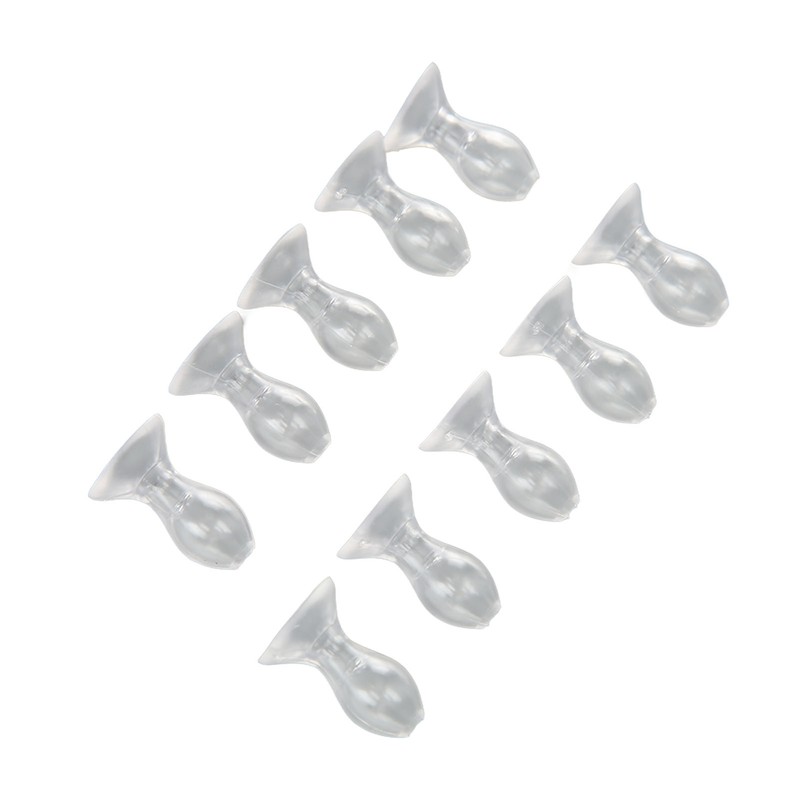 10pcs Hearing Amplifier Dome Silicone Ear Tip Earplug Replacement Accessory