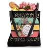 I Practice Stitch Craft Knit Cross Stitching Knitting Tote Bag
