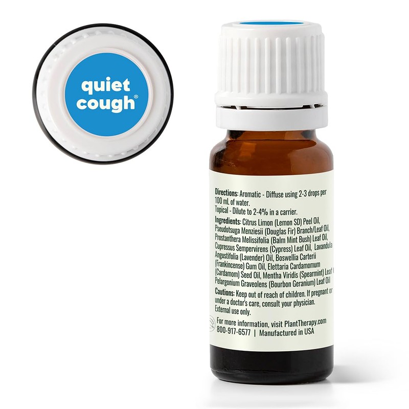 Plant Therapy Kids Quiet Cough Essential Oil Blend 10 mL