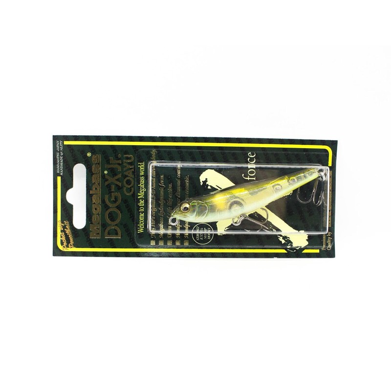 Megabass Dog-X Jr Coayu Lure, 71 mm Length, GP Skeleton