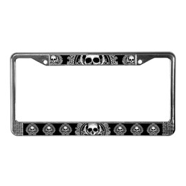 CafePress Ace of Spades License Plate Frame Chrome License Plate Frame, License Tag Holder