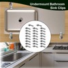 20 PCS Undermount Sink Brackets, Undermount Sink Clips Kitchen Sink