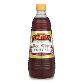 Pompeian Gourmet Red Wine Vinegar, Naturally Gluten-Free, 30 Fl Oz