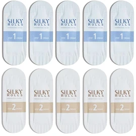 SILKY ROLLS Eyelash Curl Cream Set 5-piece Set (STEP1/STEP2)