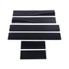 6PCS 78.7inch/2m Universal Car Side Skirts,Black Extension Splitter Lip Pair