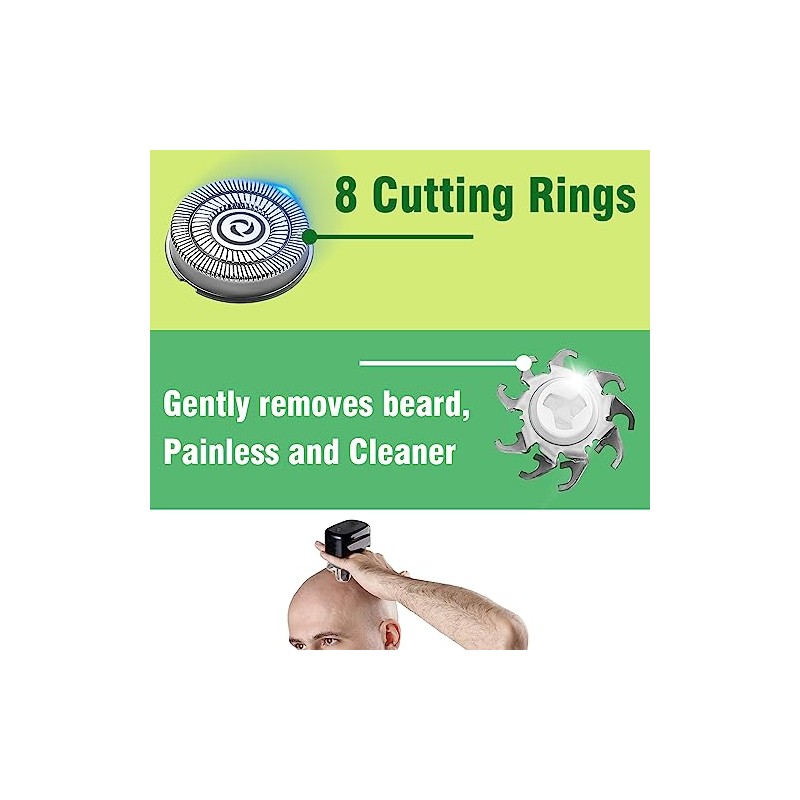Replacement Blades for Skull Pitbull Gold PRO Razor Heads (Pack