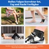 PNGOS Hallux Valgus Correction for Right, Adjustable Button, Hallux Valgus