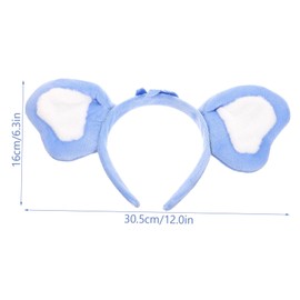 Gatuida Koala Headband Animal Ears Hair Hoop Soft Cloth Photo Prop Party Costume Accessory for Adults