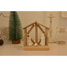 DIANJOYHOME Nativity Set, Christmas Decoration, 5.5InL x 3.15InW x 6.5InH.