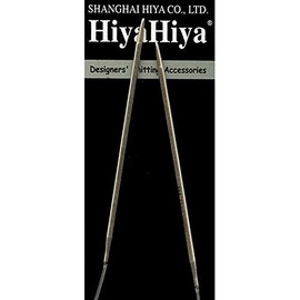 HiyaHiya Circular 40 inch (101cm) Steel Knitting Needle Size US 8 (5mm) HISTCIR40-8