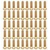 50Pcs Round Hex Socket Screw Copper Fastener Hardware Tools Industrial