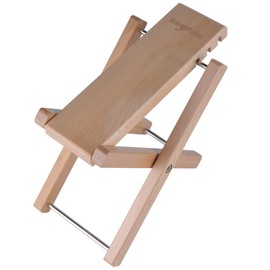 KingPoint Hardwood Guitar Footstool 3 Adjusatble Height Levels
