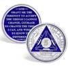 CHURYUML 5 Month Sobriety Coin Triplate Sobriety Chip Five Month