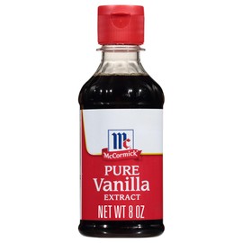 McCormick Vanilla Extract, Pure, No Corn Syrup, Gluten Free, Kosher, Rich, Sweet Flavor and Aroma for Baking and Savory Dishes, 8 fl oz