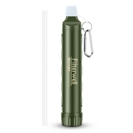Tentock Portable Water Filter, Filtering Device, Personal Water Filter, Simple Water Purifier, Outdoor Portable Equipment, Disaster Prevention, Mountain Climbing, Earthquake, Disaster, Lightweight,