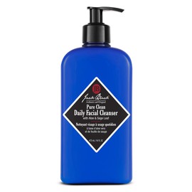 Jack Black Pure Clean Daily Facial Cleanser for Men - Mens Face Wash, Jack Black Face Wash Men's, Face Wash for Men, Face Cleanser for Men, 2-in-1 Mens Facial Cleanser & Toner, Gifts for Men, 16 Fl Oz